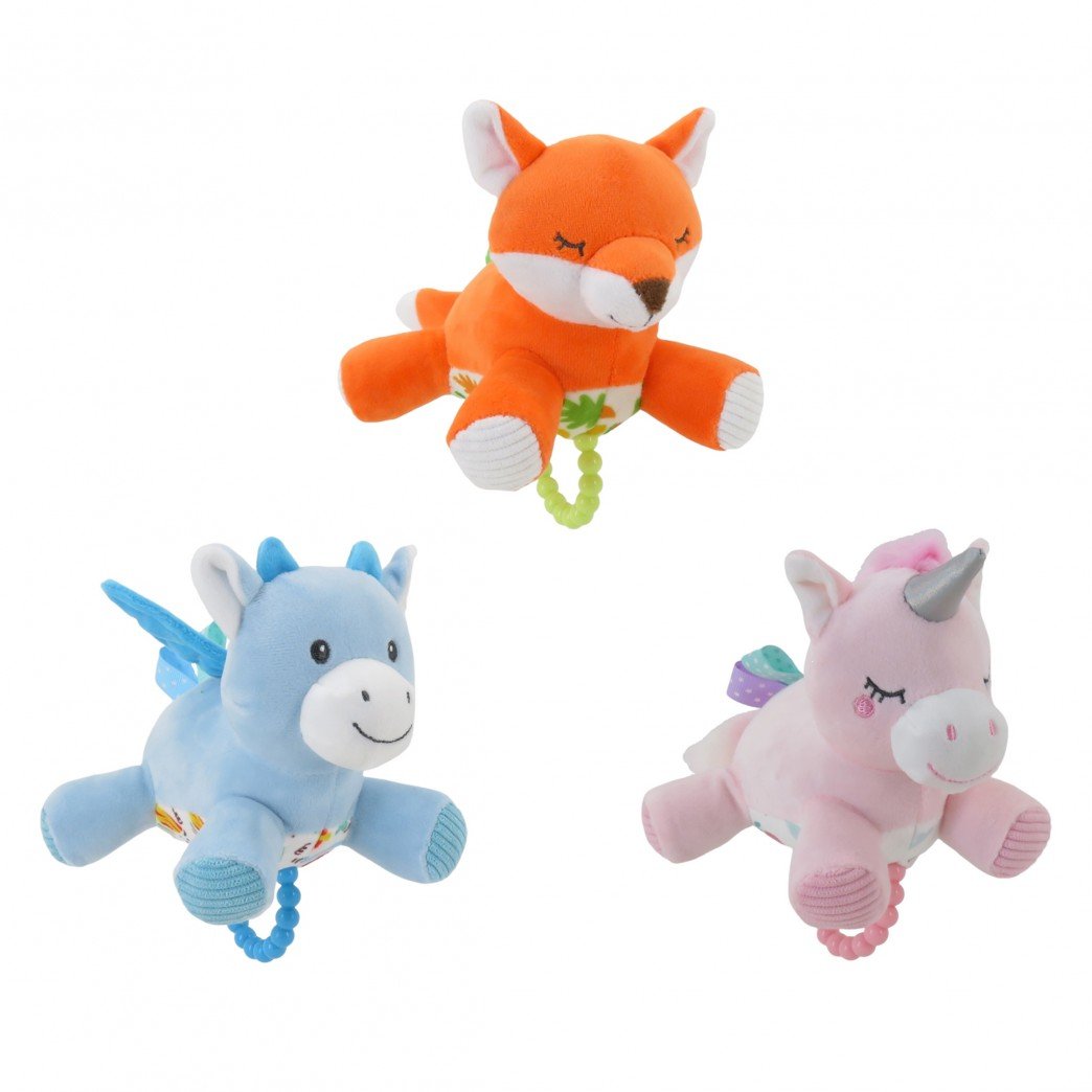 WO226027 - SONAJERO ANIMALES ECHADOS 15CM