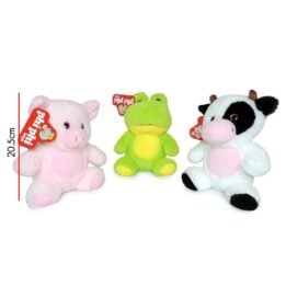 MI3459 - CHANCHO RANA Y VACA SENTADOS 20CM